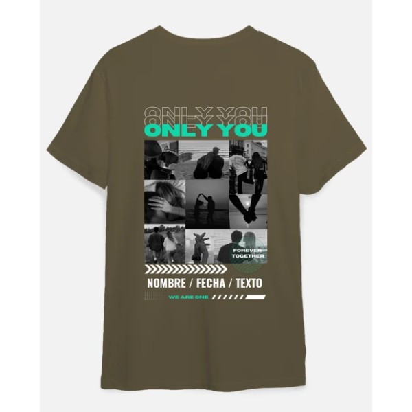 camiseta only you foto personalizable