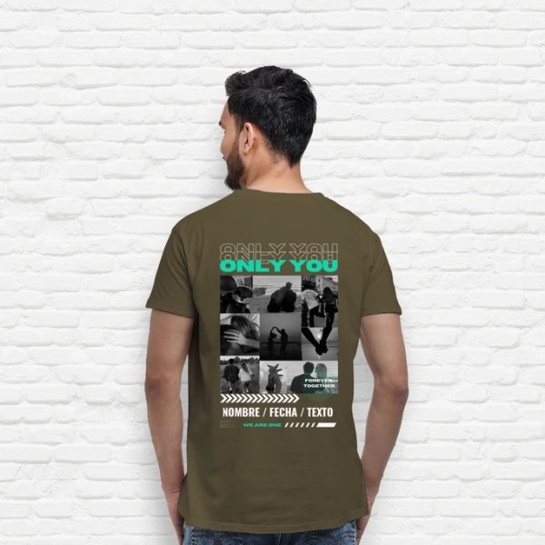 camiseta only you foto personalizable