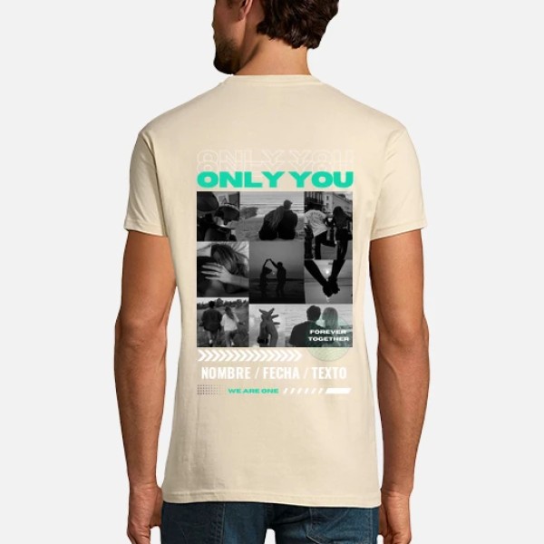 camiseta only you foto personalizable