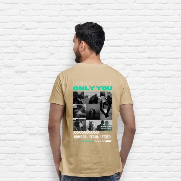 camiseta only you foto personalizable