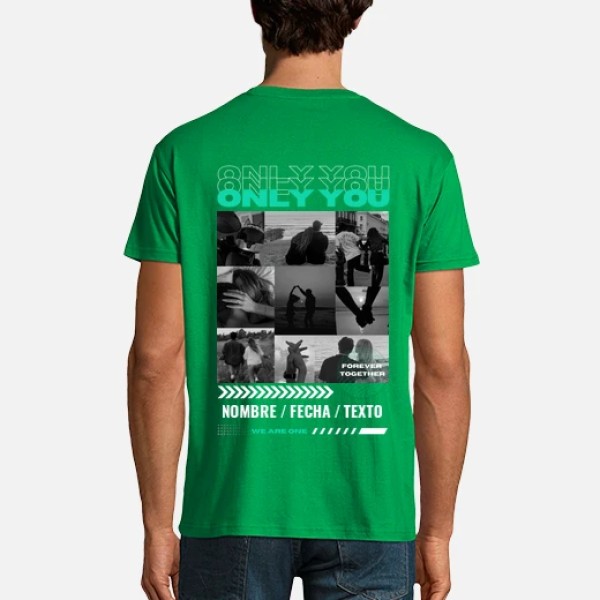 camiseta only you foto personalizable