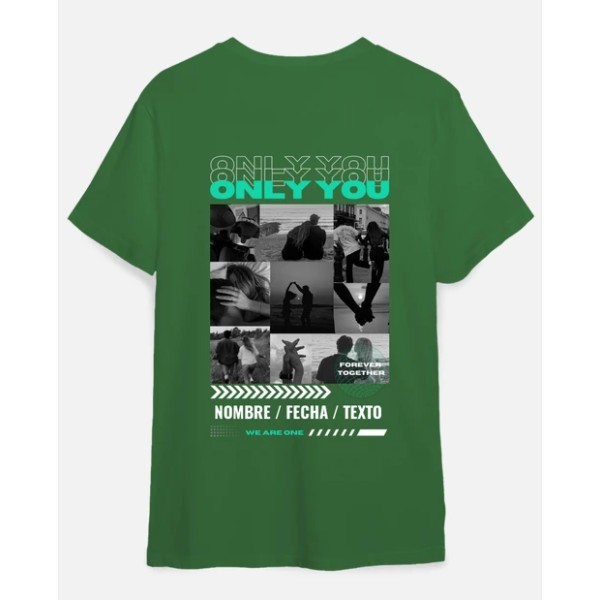 camiseta only you foto personalizable