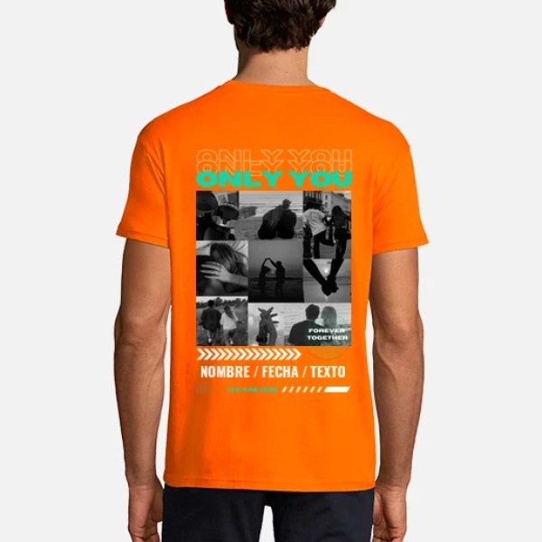 camiseta only you foto personalizable
