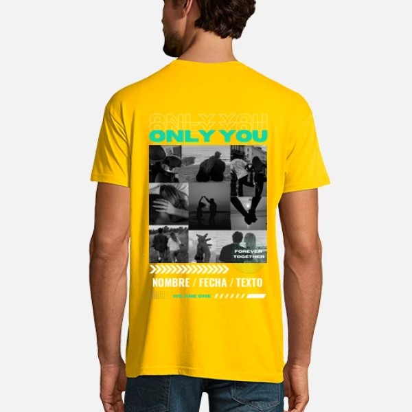camiseta only you foto personalizable