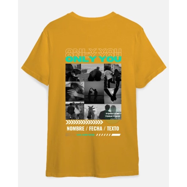 camiseta only you foto personalizable