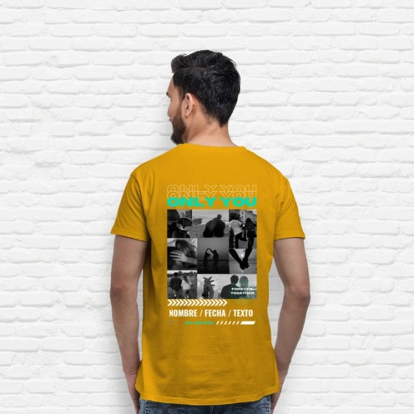 camiseta only you foto personalizable