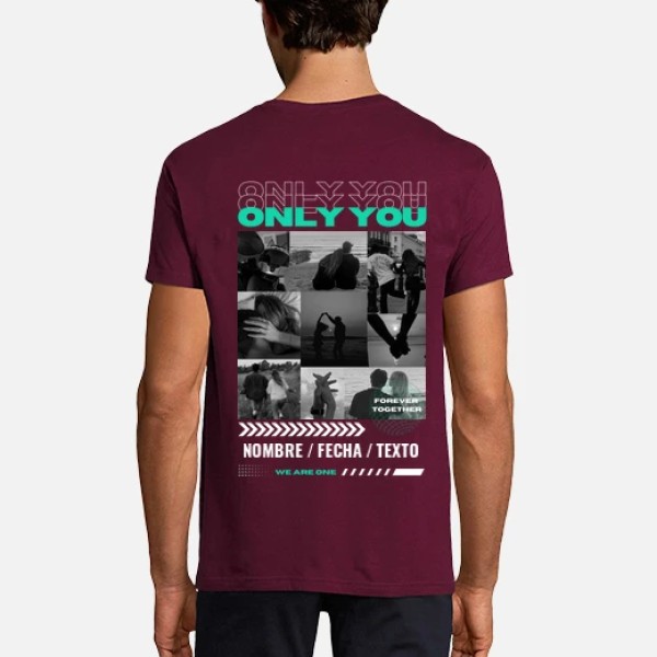 camiseta only you foto personalizable