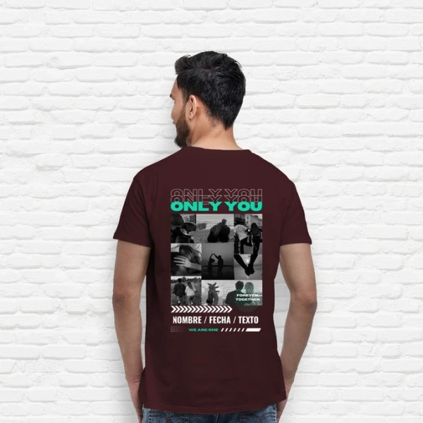 camiseta only you foto personalizable