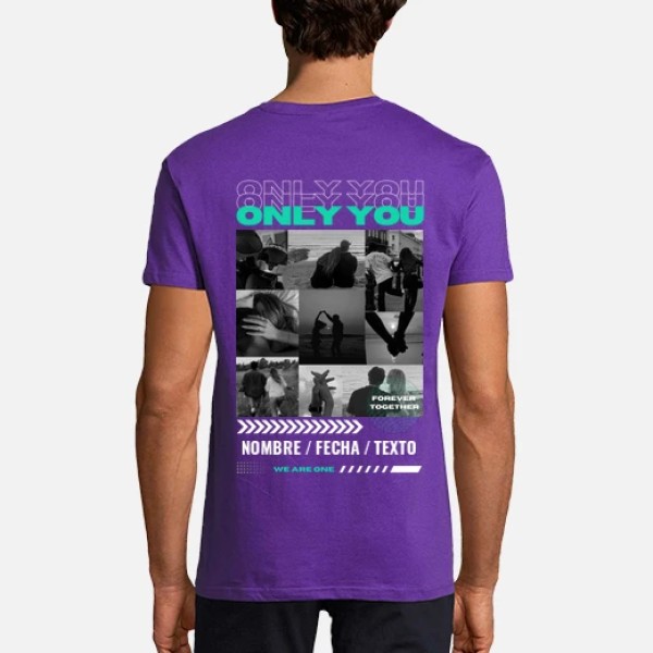 camiseta only you foto personalizable