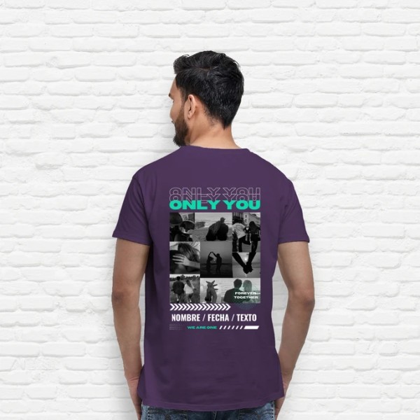 camiseta only you foto personalizable