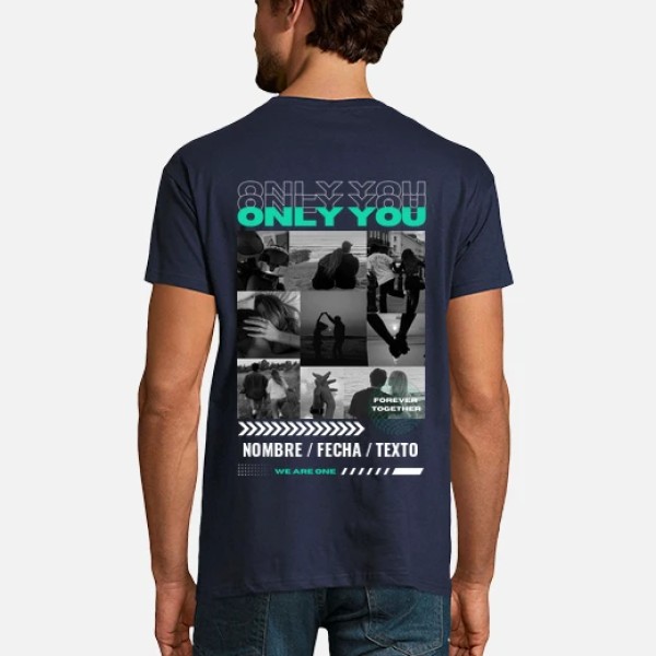 camiseta only you foto personalizable