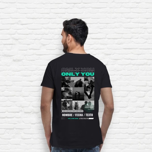 camiseta only you foto personalizable