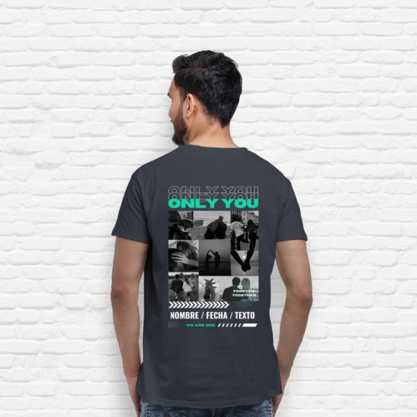 camiseta only you foto personalizable