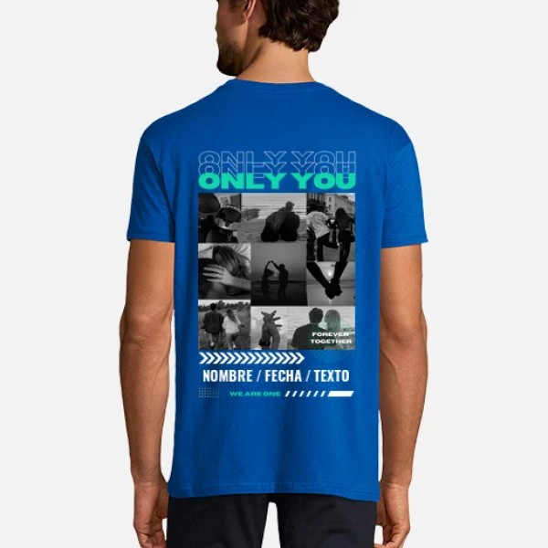 camiseta only you foto personalizable