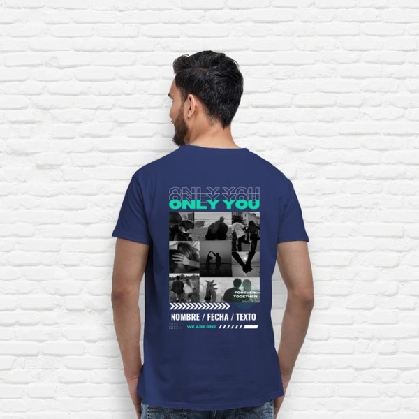 camiseta only you foto personalizable