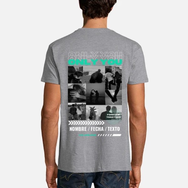camiseta only you foto personalizable