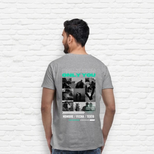 camiseta only you foto personalizable