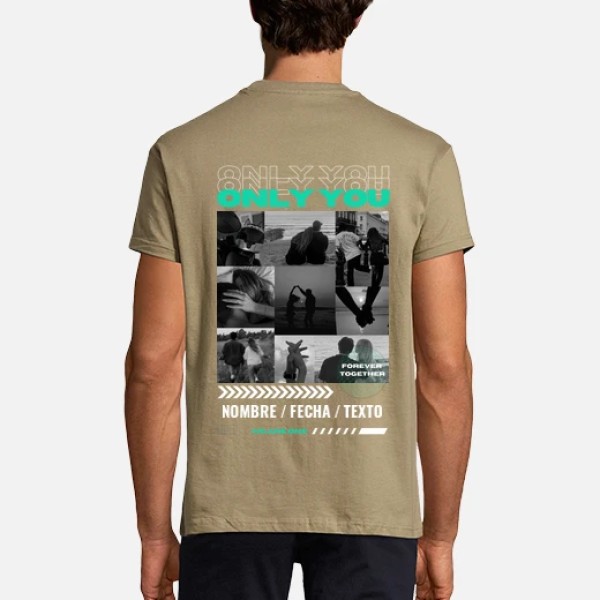 camiseta only you foto personalizable