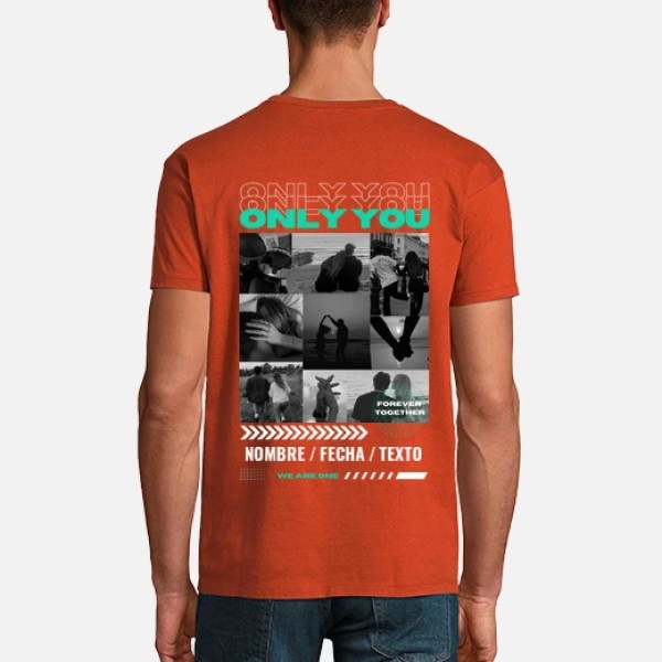 camiseta only you foto personalizable