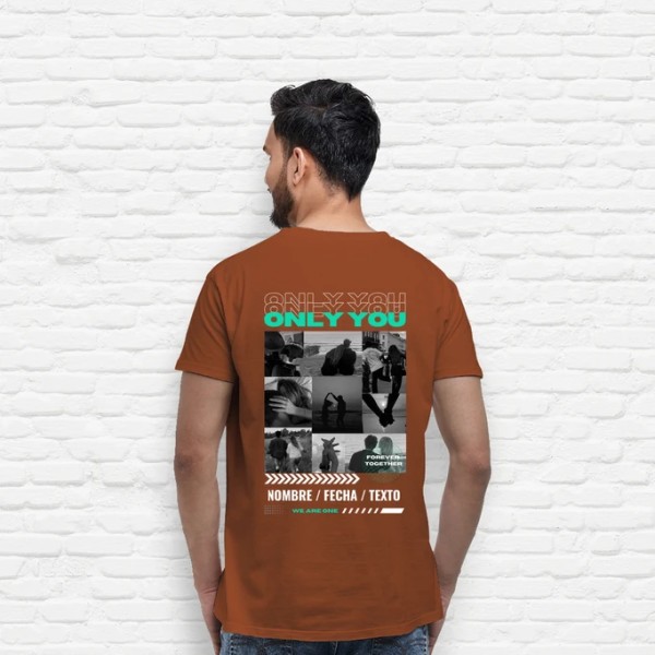 camiseta only you foto personalizable