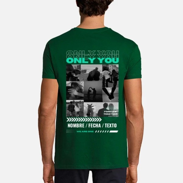 camiseta only you foto personalizable