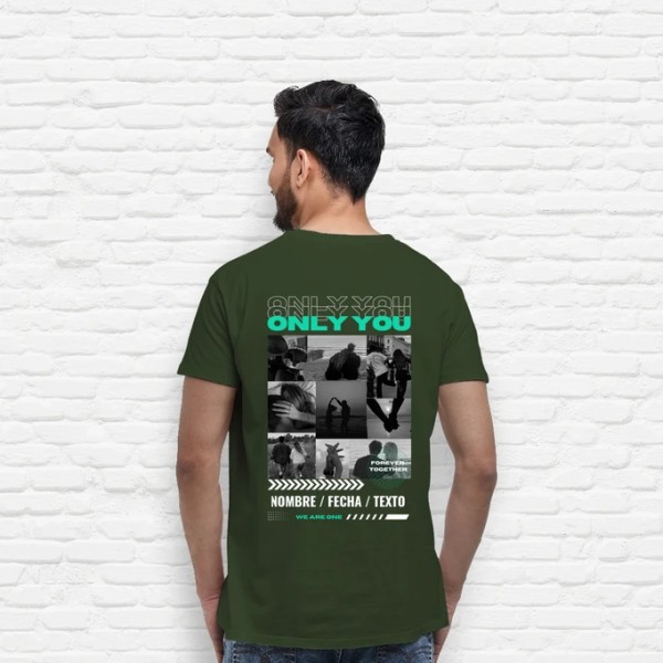 camiseta only you foto personalizable