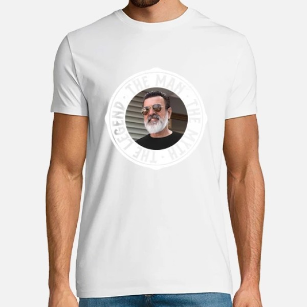 camiseta the man the myth the legend regalo con foto regalos dia del padre con fotos