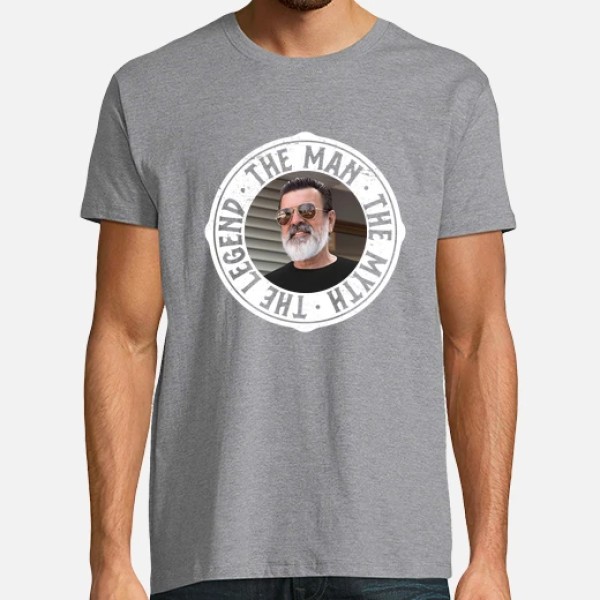 camiseta the man the myth the legend regalo con foto regalos dia del padre con fotos