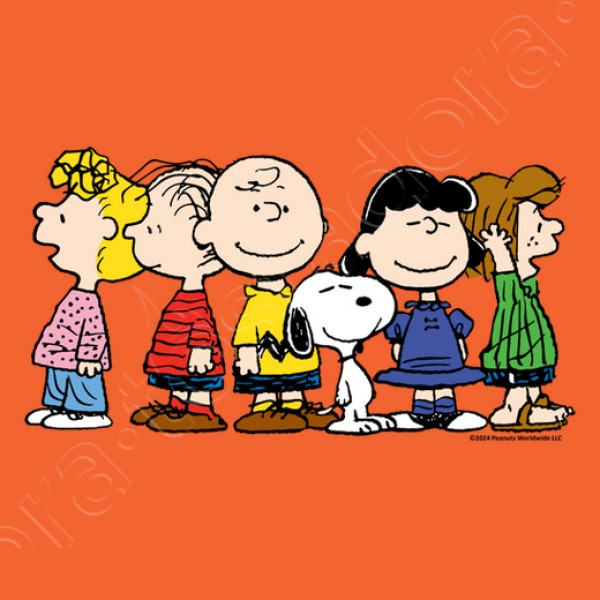 Snoopy y Charlie Brown grupo