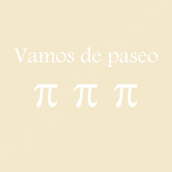 Vamos de paseo pi pi pi. (blanco)