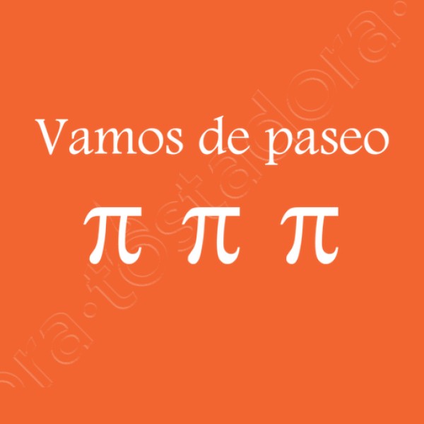 Vamos de paseo pi pi pi. (blanco)