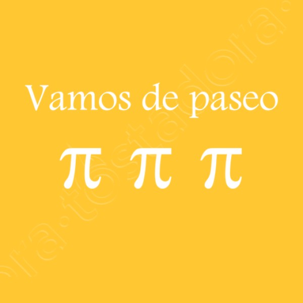 Vamos de paseo pi pi pi. (blanco)