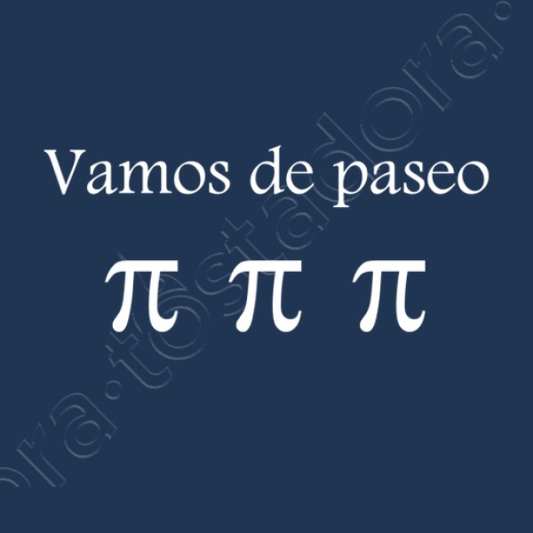 Vamos de paseo pi pi pi. (blanco)