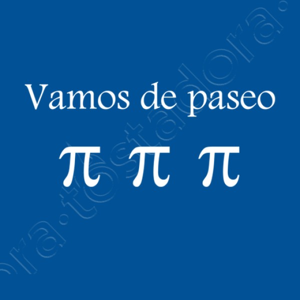 Vamos de paseo pi pi pi. (blanco)