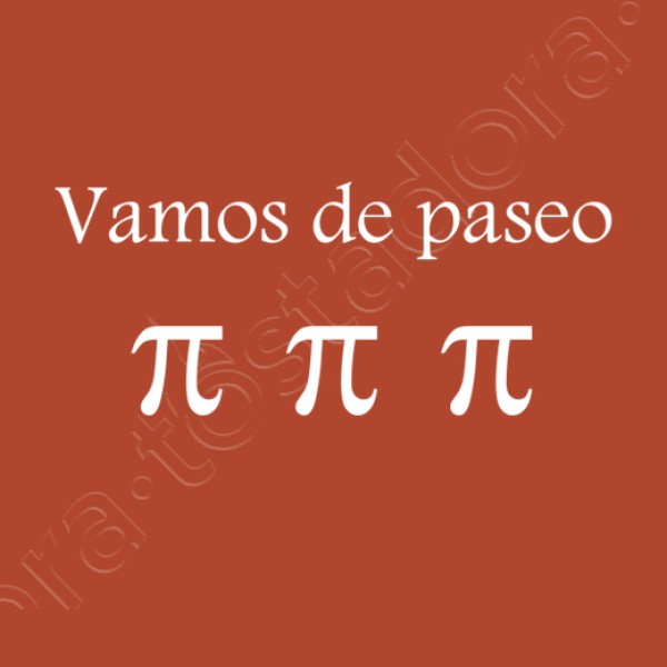 Vamos de paseo pi pi pi. (blanco)