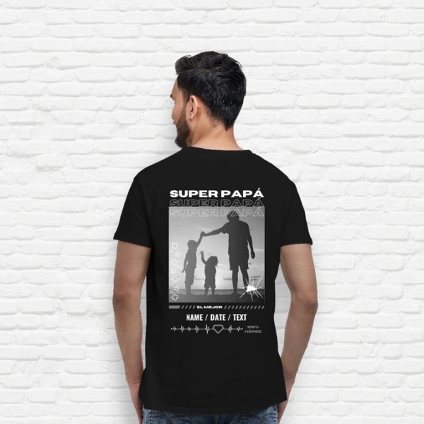 Super papu00e1 personalizable regalo du00eda del padre