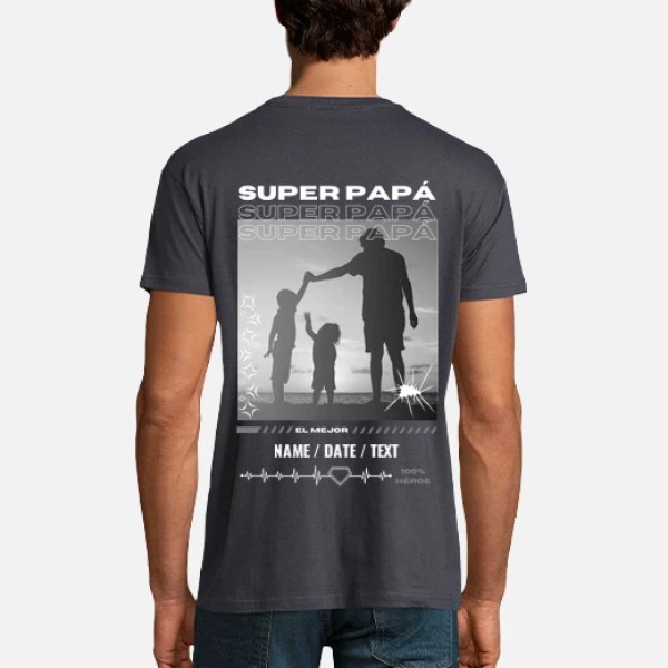 Super papu00e1 personalizable regalo du00eda del padre