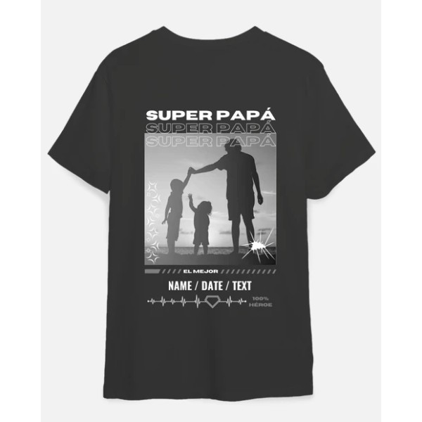 Super papu00e1 personalizable regalo du00eda del padre