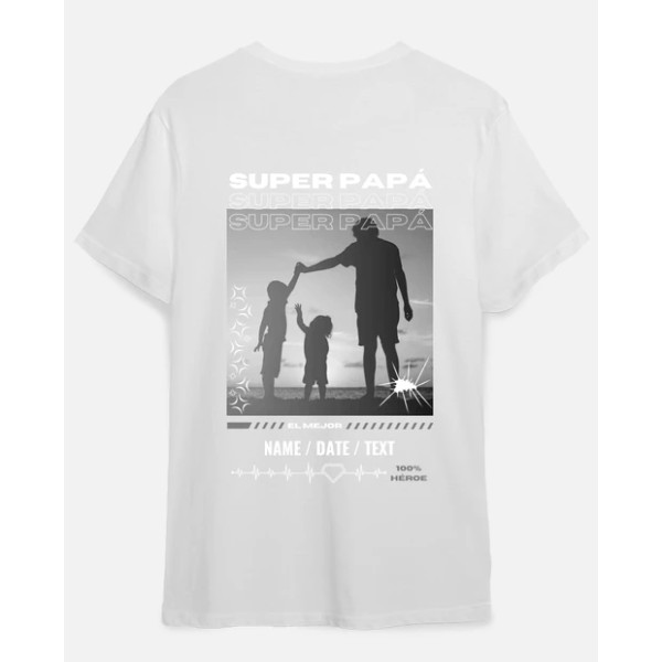 Super papu00e1 personalizable regalo du00eda del padre
