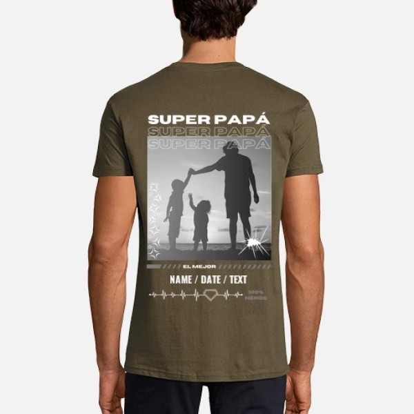 Super papu00e1 personalizable regalo du00eda del padre