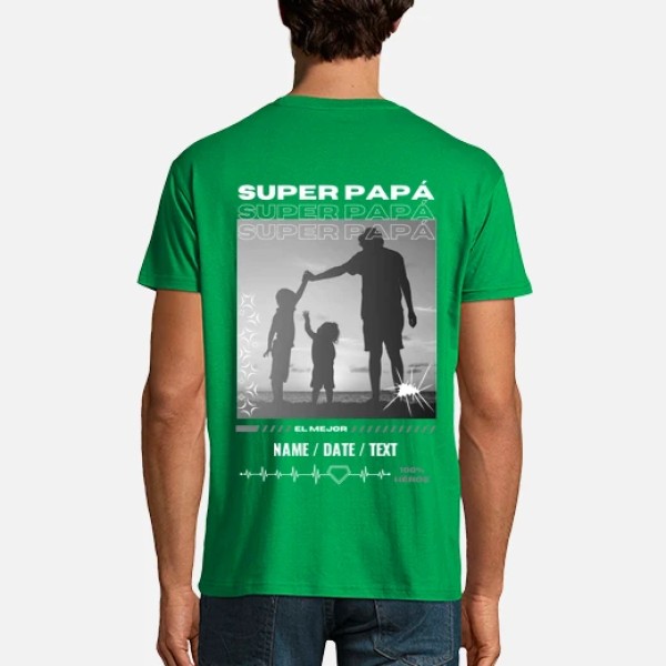 Super papu00e1 personalizable regalo du00eda del padre