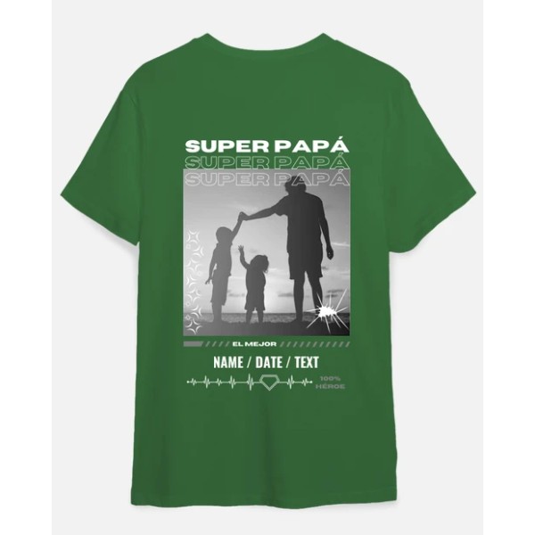 Super papu00e1 personalizable regalo du00eda del padre