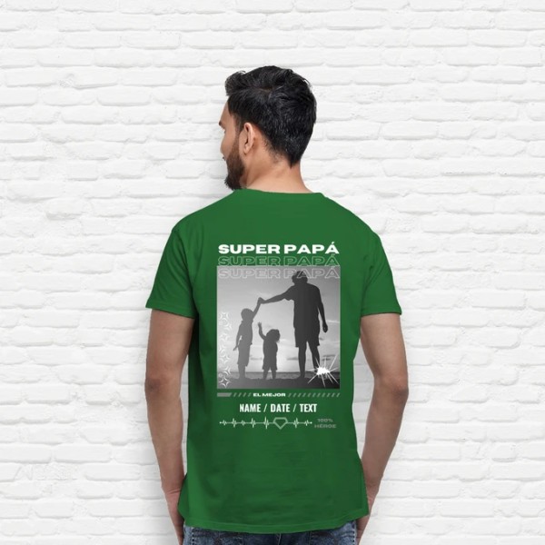 Super papu00e1 personalizable regalo du00eda del padre