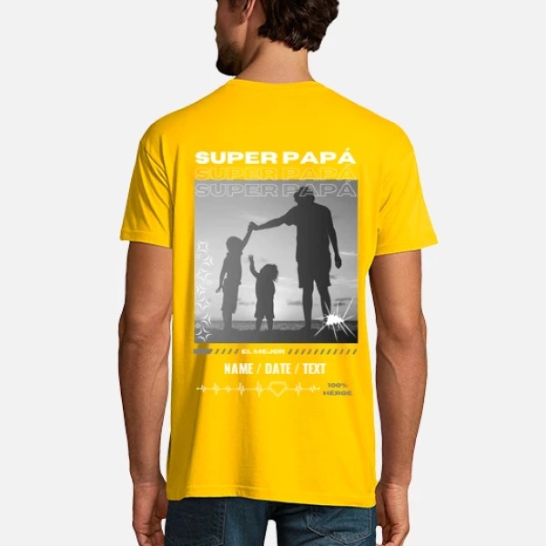 Super papu00e1 personalizable regalo du00eda del padre