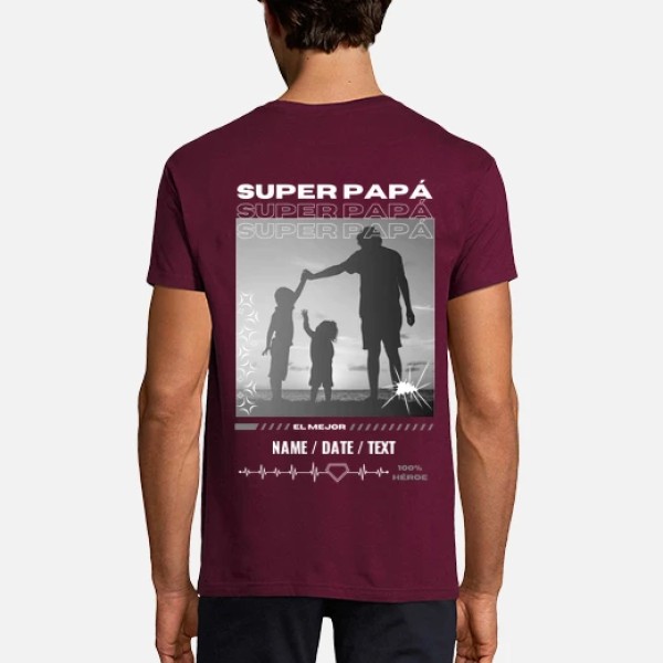 Super papu00e1 personalizable regalo du00eda del padre