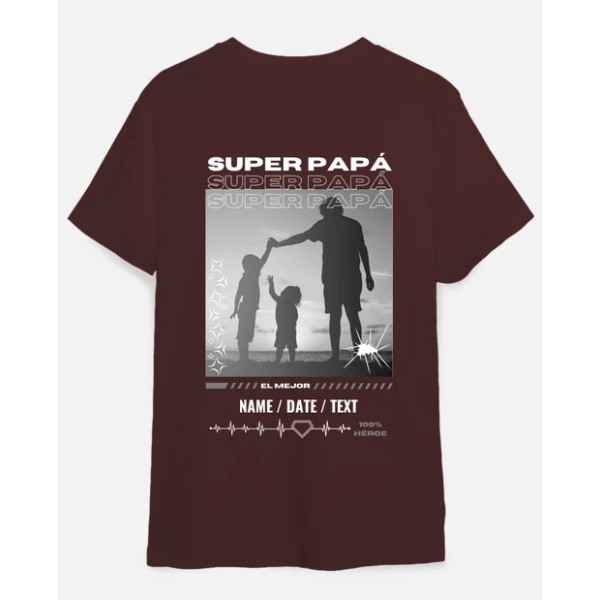 Super papu00e1 personalizable regalo du00eda del padre
