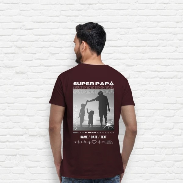 Super papu00e1 personalizable regalo du00eda del padre