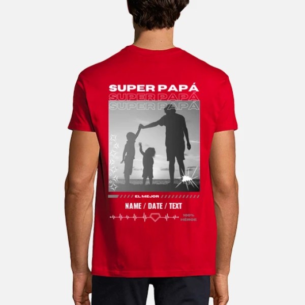 Super papu00e1 personalizable regalo du00eda del padre