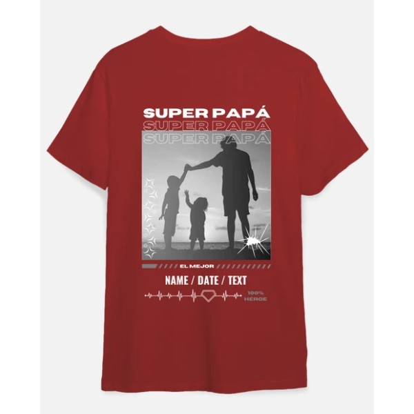 Super papu00e1 personalizable regalo du00eda del padre