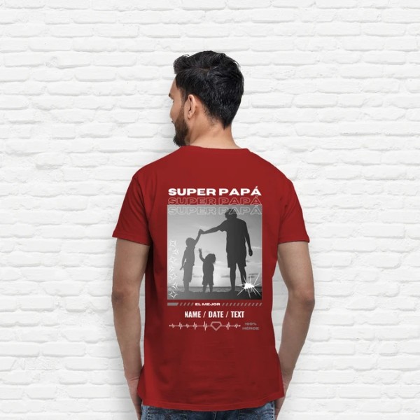 Super papu00e1 personalizable regalo du00eda del padre
